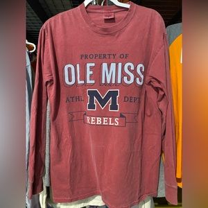 Ole Miss Comfort Colors LS size M